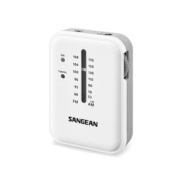 Transistorradio Sangean Hvid AM/FM