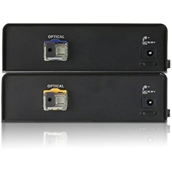 HDMI-extender över fiberoptik - ATEN - VE882 - 600m - Svart färg - HDMI-anslutning