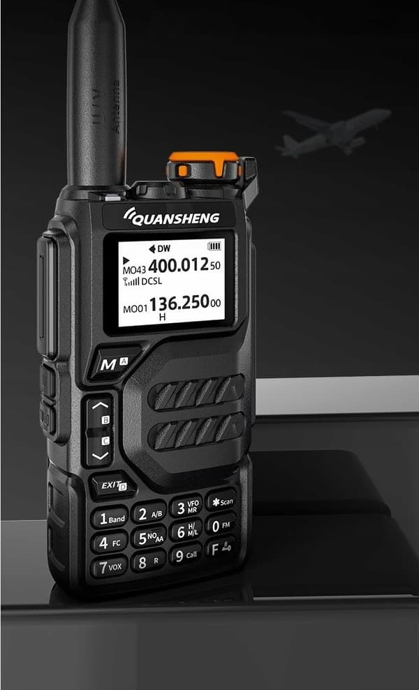 QUANSHENG UV-K5 RADIO VHF UHF 5W SKANER 50-600MHz
