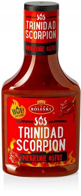 Roleski-kastike Trinidad Scorpion Kuuma kastike helvetin kuuma 340g grillaukseen
