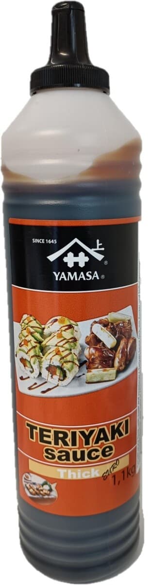 Yamasa TERIYAKI-SÅS 1,1 KG. MEN 1L tjock sås till sushisnacks