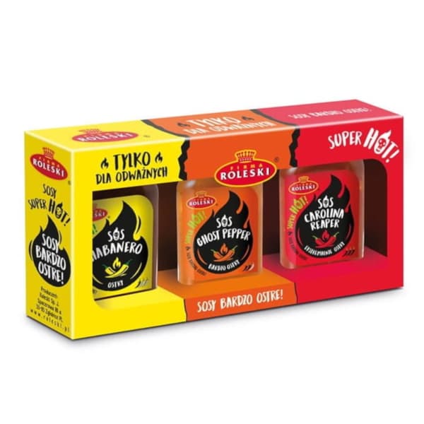 Sæt med meget stærke saucer 3 x 100 ml