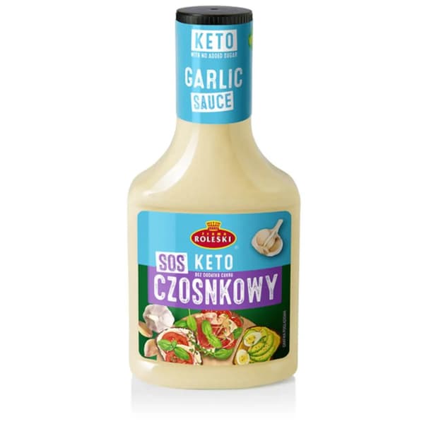 KETO Valkosipulikastike ilman lisättyä sokeria 280g