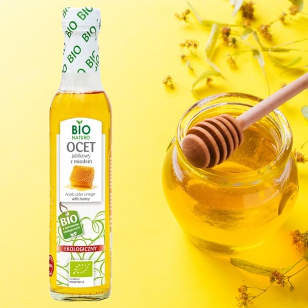 Omenaviinietikkaa 5 % hunajalla BIO 250 ml/BIOnaturo