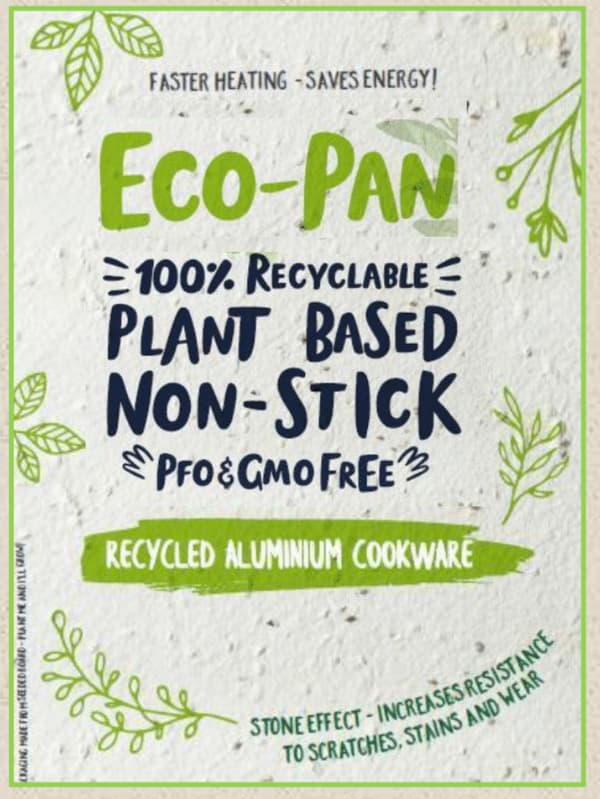 Eco Pan 3 Dels set (16/18/20cm Grytor)
