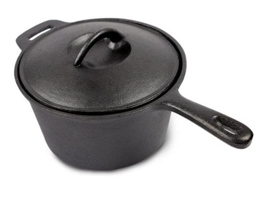 Stilig stekkastrull i gjutjärn