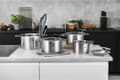 Miniatyrbillede 9 af 9: ZWILLING SIMPLIFY 66870-004-0 Grydesæt Rustfrit stål 4 stk. Sølv Sort