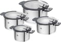 Miniatyrbillede 1 af 9: ZWILLING SIMPLIFY 66870-004-0 Grydesæt Rustfrit stål 4 stk. Sølv Sort