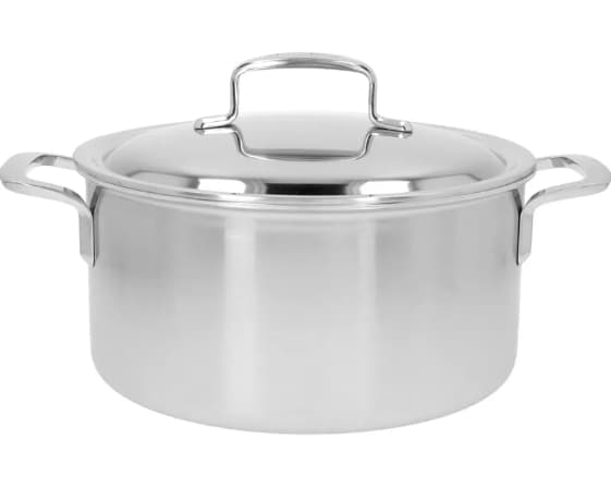 Demeyere 5-PLUS 40851-107-0 kastrull 2,2 L Rund Silver