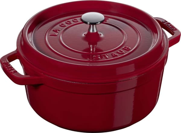 STAUB LA COCOTTE Gjutjärnsgryta rund 6,7 liter, kastanj