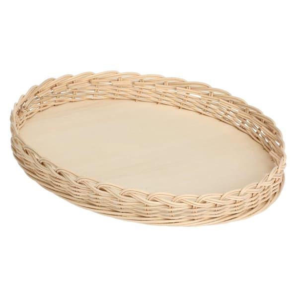 LA PORCELLANA BIANCA MIDOLLINO Flätad korg för tårtfat 32 cm