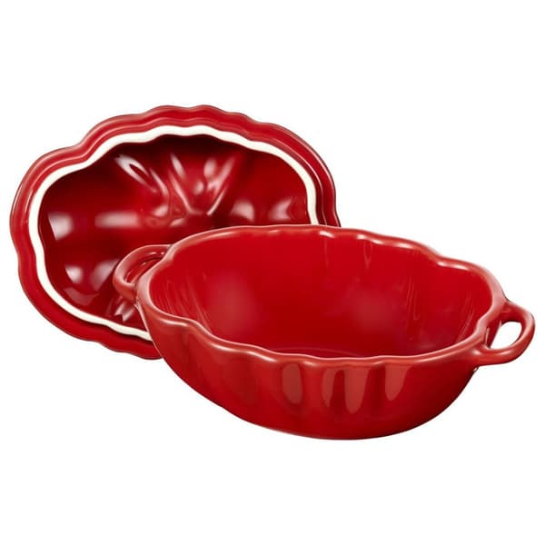 Mini Cocotte keraaminen soikea tomaattimuotti - 500 ml, punainen