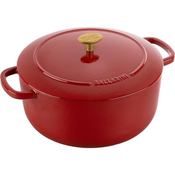 BALLARINI BELLAMONTE rund støbejernsgryde 75003-563-0 - 5,5 L RØD