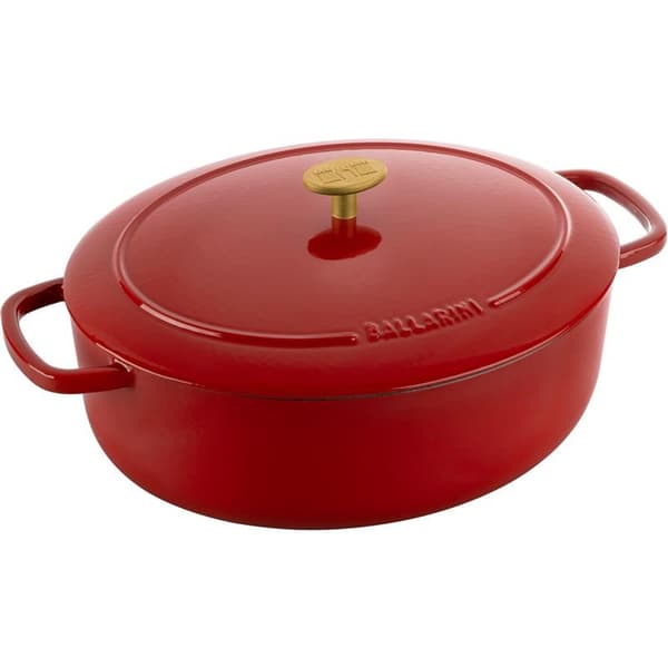BALLARINI BELLAMONTE OVAL GJUTJÄRNSKRUKA 75003-566-0 - 5,5 L RÖD