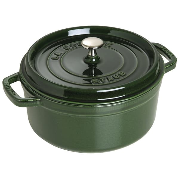 STAUB LA COCOTTE Valurautapata pyöreä 3,8 l, vihreä