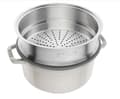 Miniatyrbild 2 av 3: STAUB La Cocotte rund gjutjärnsgryta med insats 40508-822-0 - 3,8 liter vit tryffel
