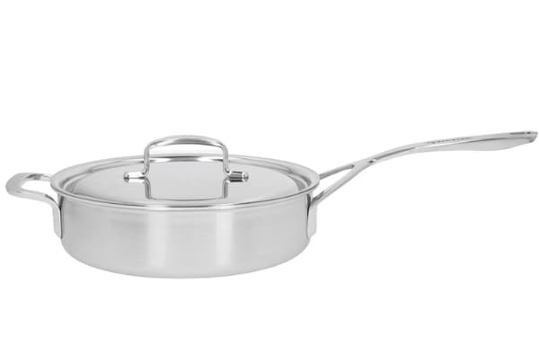 DEMEYERE 5-PLUS Stekpanna med 2 handtag och lock, 40850-853-0 - 24 CM