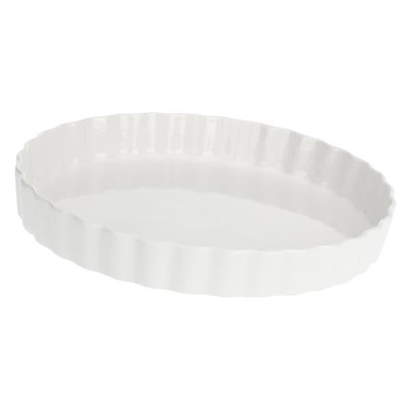 Arezzo pajform - Vit, 28 cm