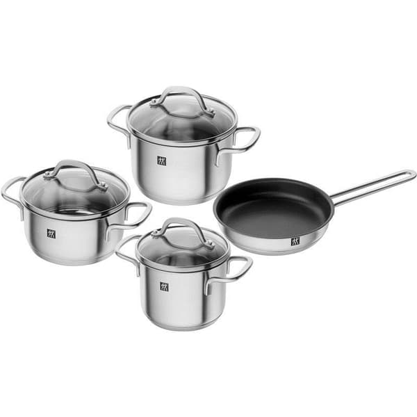 Setti: Zwilling Pico -paistinpannu ja 3 kattilaa
