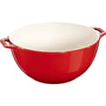 Miniatyrbillede 1 af 2: Staub Skål med To Hanke - 25 cm, Rød