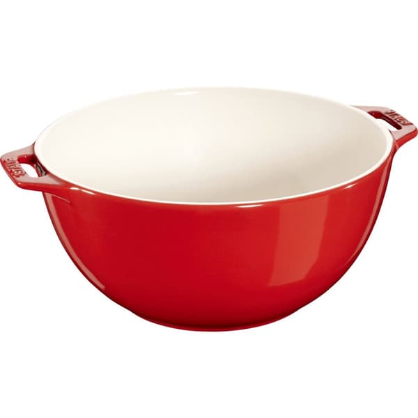 Staub Skål med Två Handtag - 25 cm, Röd