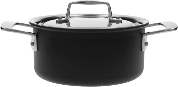 DEMEYERE BLACK 5 Låg kastrull med lock 2,2 liter