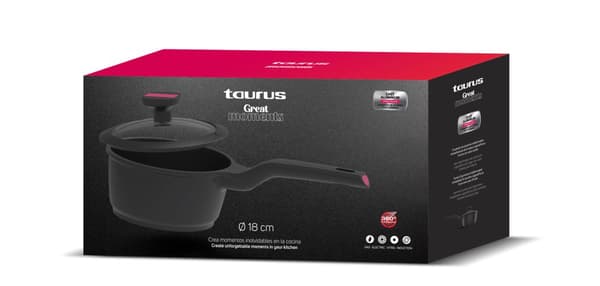 Kasserolle 18cm Taurus Great Moments KCK3018