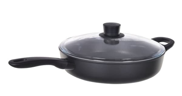 Ballarini Avola Sauté -paistinpannu kahdella kahvalla ja kannella, titaania, 28 cm, 75002-914-0