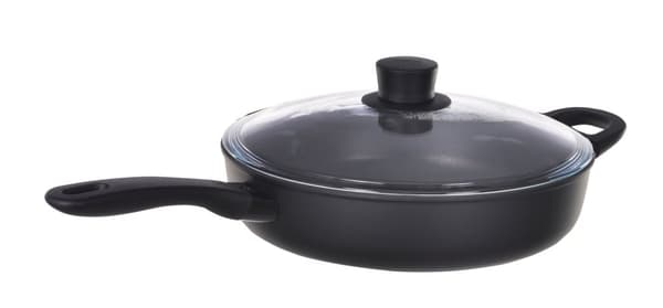 Ballarini Avola stekpanna med 2 handtag och lock, titan, 28 cm, 75002-914-0