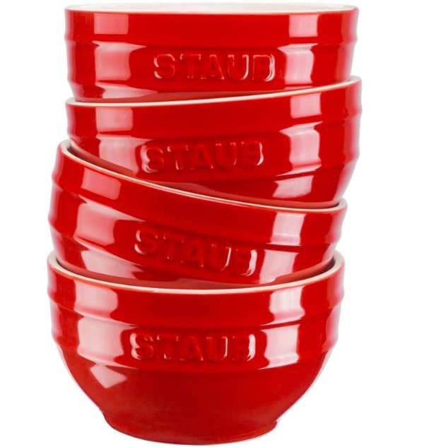 STAUB RUND SKÅL 40508-146-0 14 CM - SÆT MED 4 STK.
