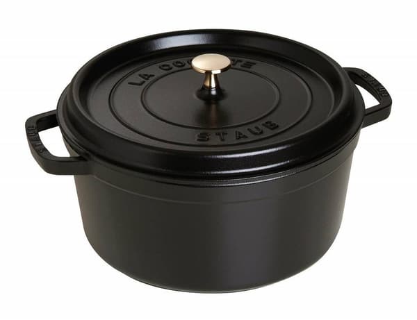STAUB La Cocotte rund gjutjärnsgryta 40509-471-0 - 400 ml svart