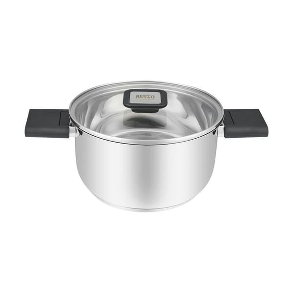 Resto Køkkengrej Anser 2,5 L Rund Sort, Rustfrit stål