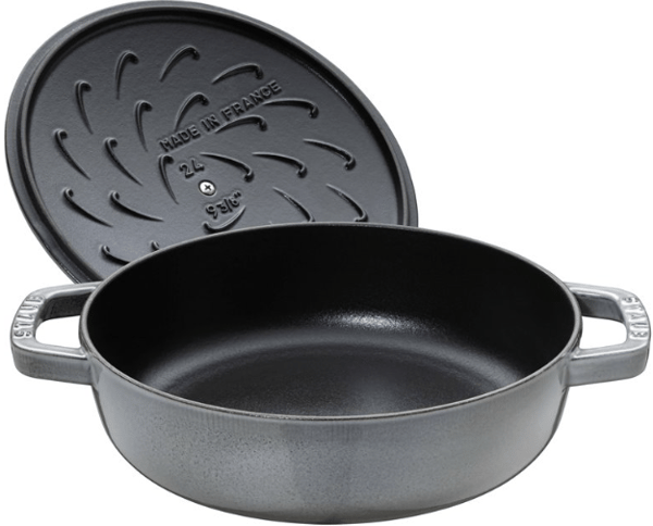 Djup stekpanna med lock STAUB 28 cm 40511-470-0
