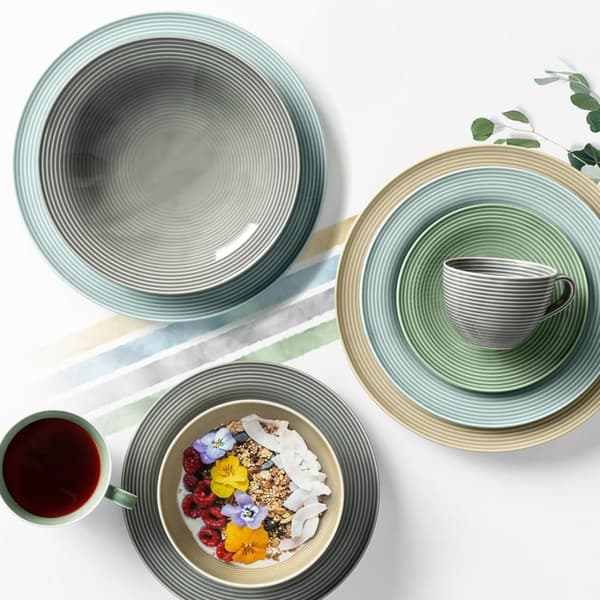 Seltmann Weiden Beat salat tallerken rund porcelæn blå 1 stk