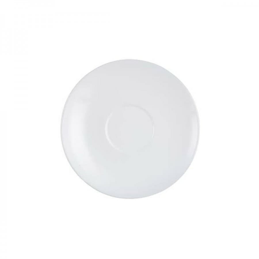 Tallrik Arcoroc Restaurant Kaffe/ Café 6 antal Vit Glas (Ø 15 cm)