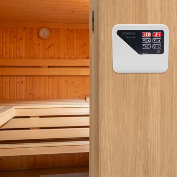 Sauna Ekstern Kontrol, To Arbejdsformer, Temperaturkontrol, Overophedningsbeskyttelse