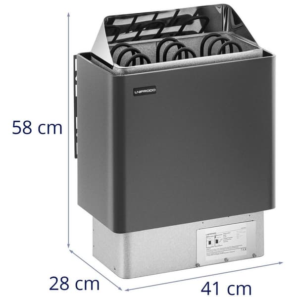 Uniprodo Bastuaggregat - elektriskt - 4,5 kW