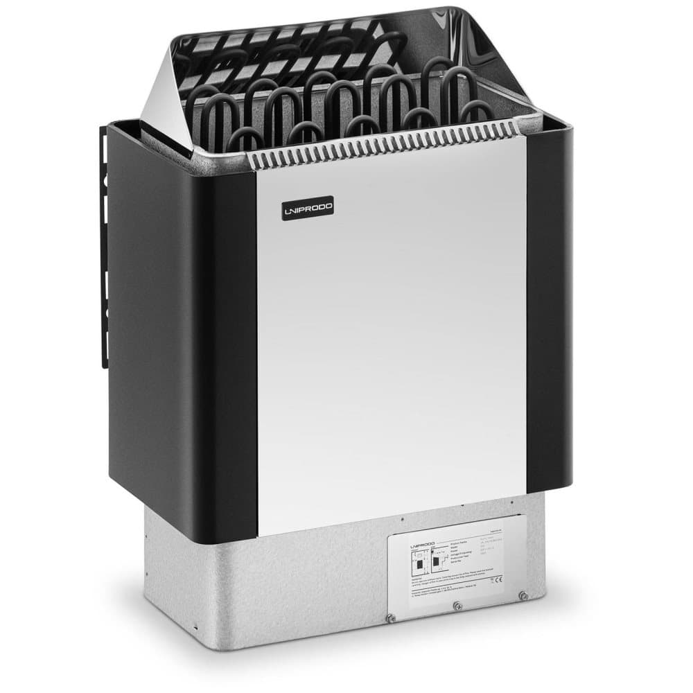 Uniprodo Bastuaggregat - elektriskt - 9 kW - upp till 10 kg bastusten