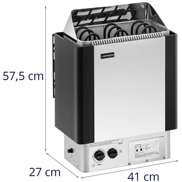 Uniprodo Bastuaggregat - elektriskt - 4,5 kW