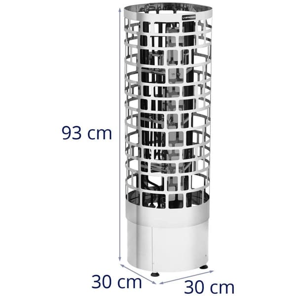 Uniprodo Bastuaggregat - 6 kW - Pelare - 30 till 110 °C