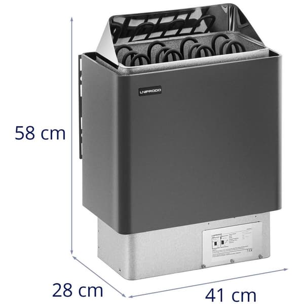 Uniprodo Bastuaggregat - elektriskt - 6 kW