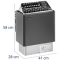 Miniatyrbild 6 av 6: Uniprodo Bastuaggregat - elektriskt - 8 kW