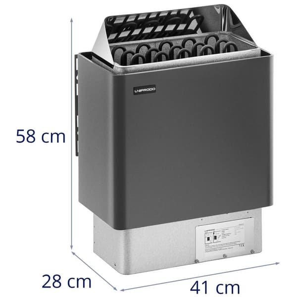 Uniprodo Bastuaggregat - elektriskt - 8 kW