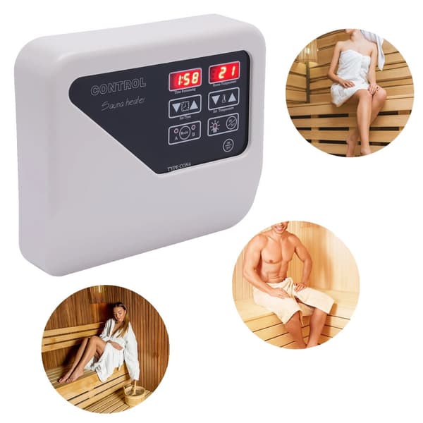 Sauna Varmer Kontrol, 3-9KW Effekt, Temperaturinterval 40-105℃, Overophedningsbeskyttelse