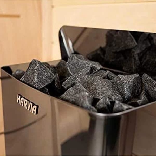 HARVIA Wall Svart bastuugn - Svart - 6,0 kW - För stugor från 5 till 8 m³