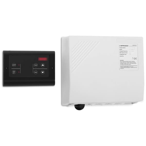 Uniprodo Manöverpanel för bastu - 400 V 3 N