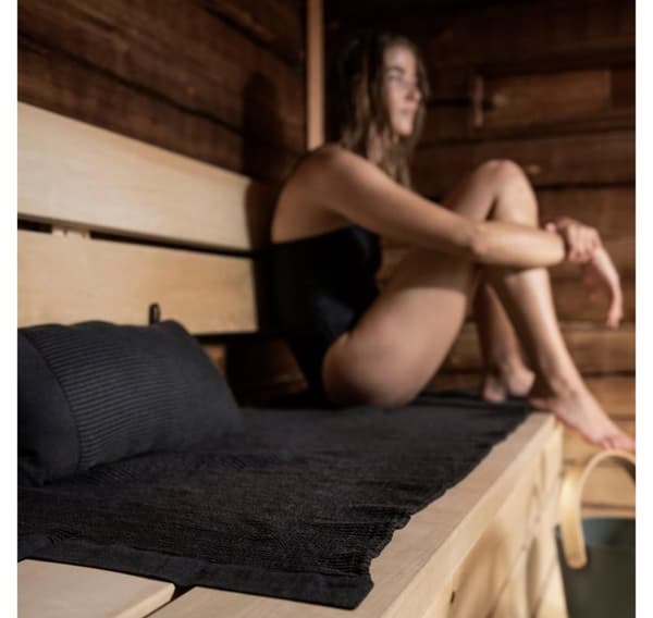 Saunasædebetræk RENTO GRÅ 60x160cm