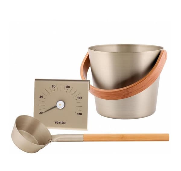 Saunaspand RENTO CHAMPAGNE 5L, H35cm