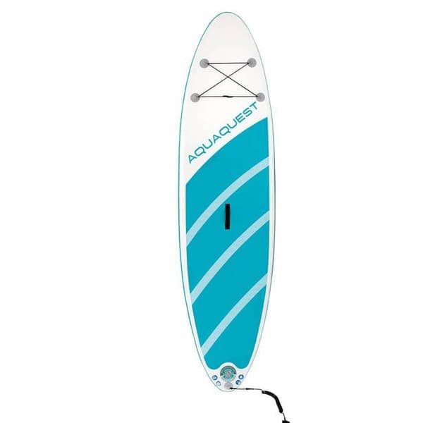 Uppblåsbar paddel - INTEX - Aqua Quest 3,2m - Sportig design - Idealisk för hav/sjöar - Uppblåsbar