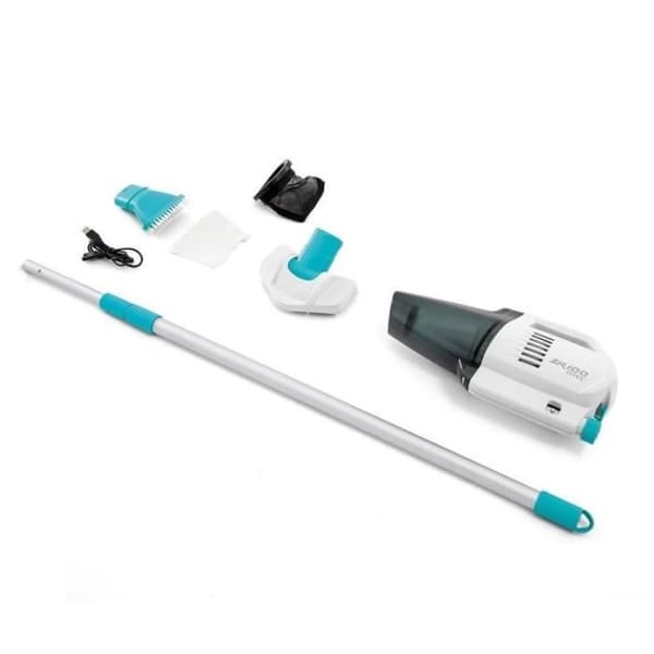INTEX ZR100 spa batterirengörare - Autonomi 50 min - USB-laddare + 2 utbytbara borstar ingår